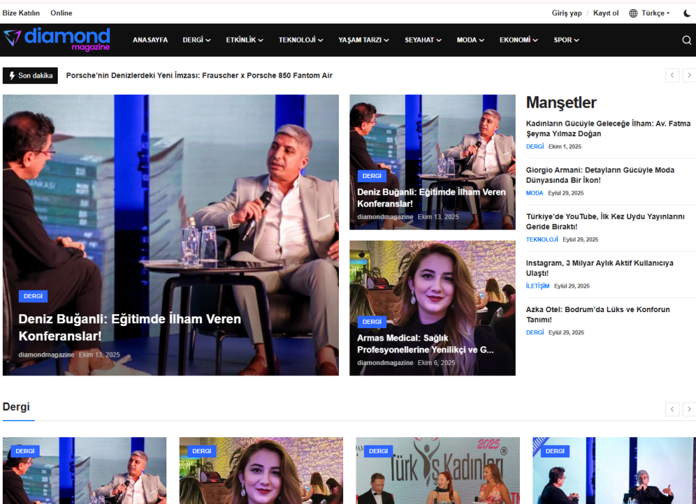 Diamond Magazine Haber ve De...